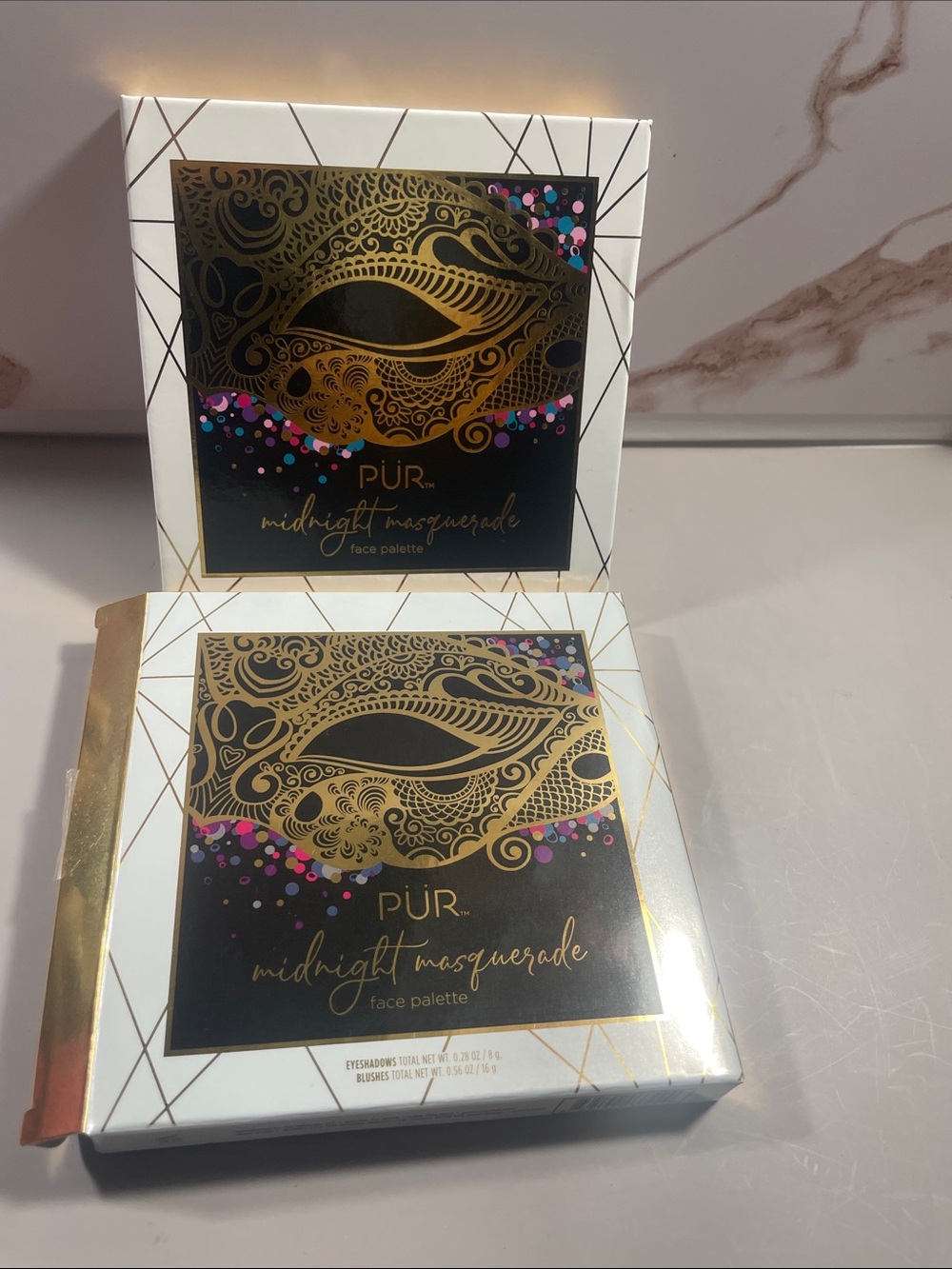 PÜR Midnight Masquerade Eyeshadow Palette - Gold, Pink, Blue
